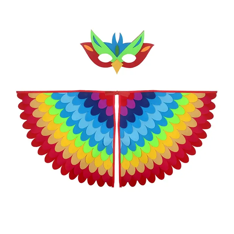 🦚 Petoria™ Pfauen Umhang mit Maske