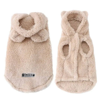 🩶 Petoria™ Fleece Kapuzenmantel