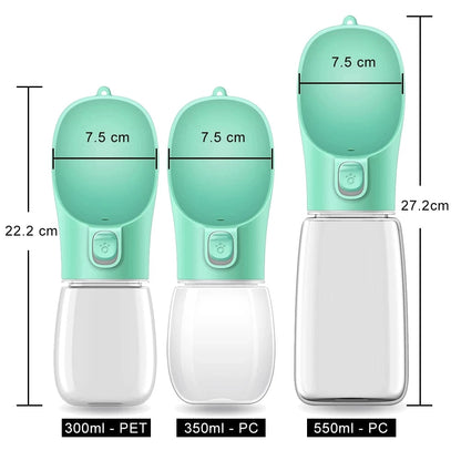 Portable Dog Water Bottle For Small Large Dogs Cat Outdoor Leakproof Walking Drinking Bowls Chihuahua French Bulldog Supplies Petoria Store
