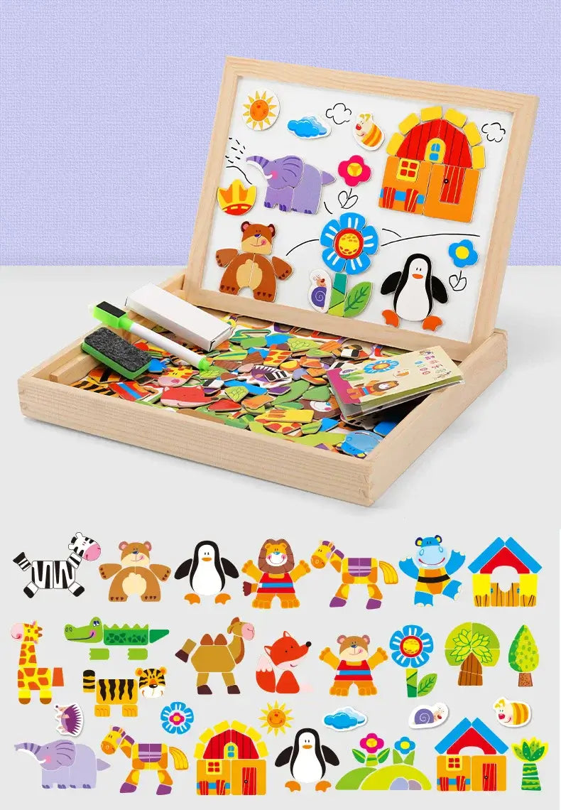 Magnetisches Lernbrett 100+ Montessori