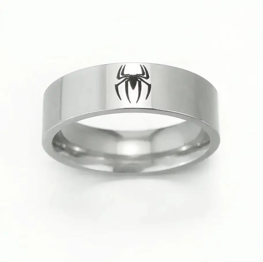 🕷️ Petoria™ Edelstahl Spinnenring