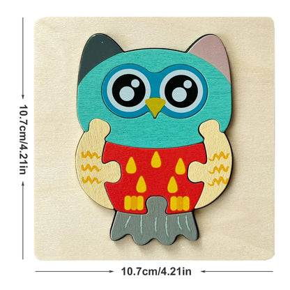 🧩 Petoria™ 3D Holz Tier Puzzle