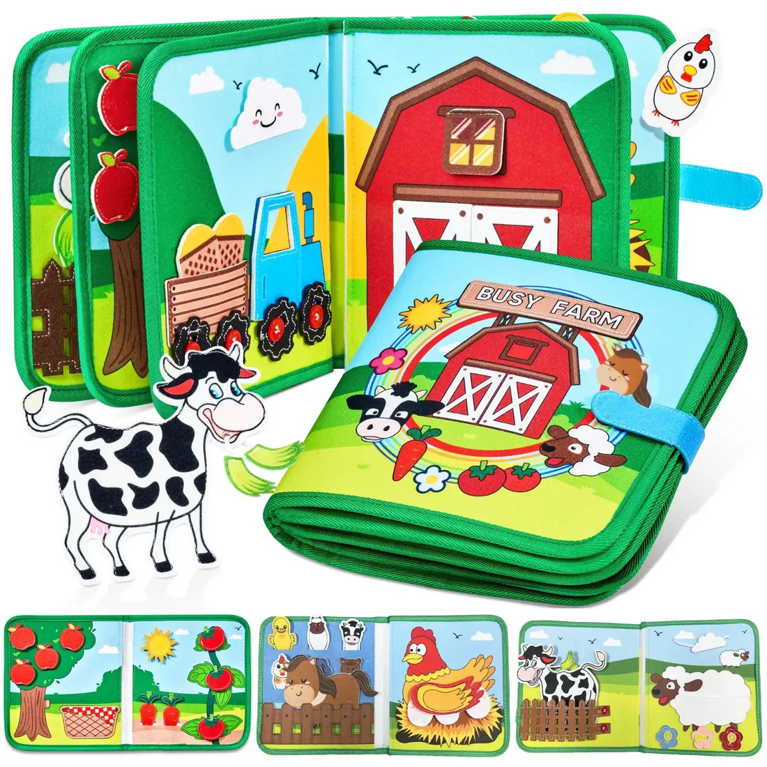 Montessori Busy Book mit Tieren