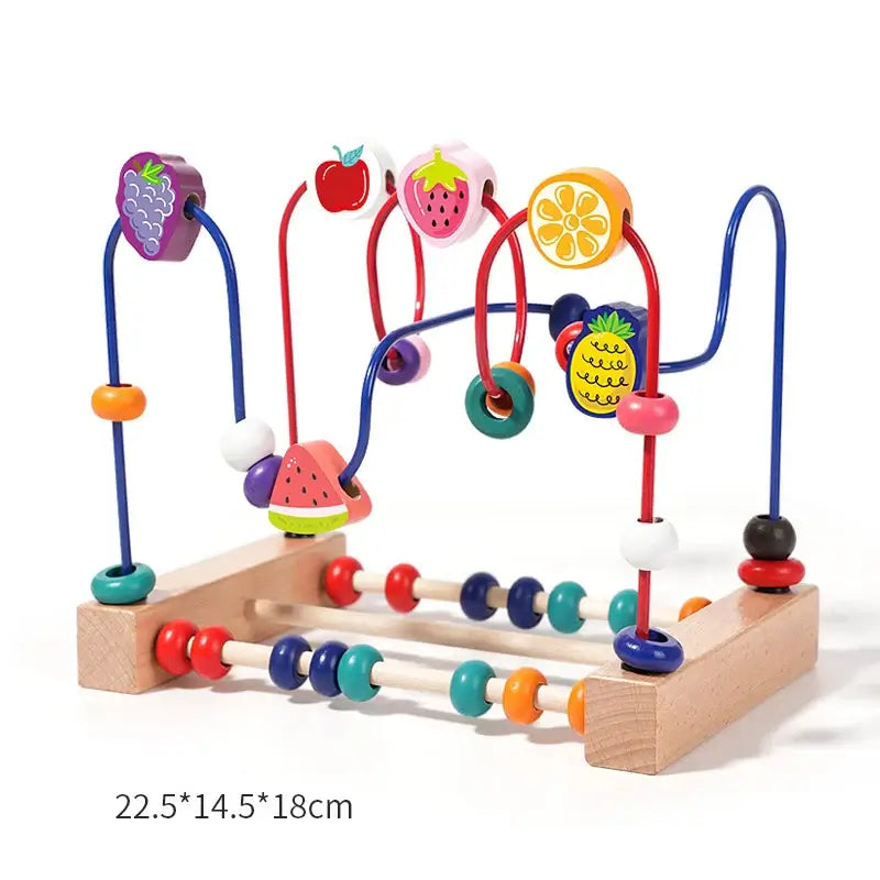 Holz Perlenlabyrinth Lernspiel für Kinder