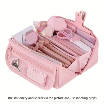 Federmäppchen Organizer – Große Stiftetasche mit mehreren Fächern