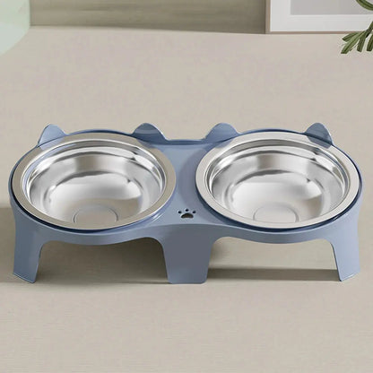 Edelstahl-Futternapf für Hunde und Katzen Petoria