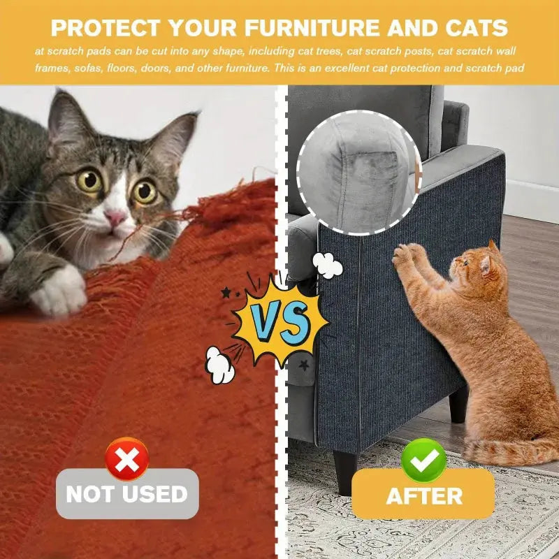 Selbstklebende Katzenkratzmatte Petoria