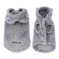 Weiche Fleece-Haustier-Hundekleidung, süßer Kapuzenmantel für kleine und mittelgroße Hunde, Katzen, Herbst-Winter-Welpen-Kapuzenjacke, Pullover, Mops-Bekleidung