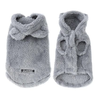 🩶 Petoria™ Fleece Kapuzenmantel