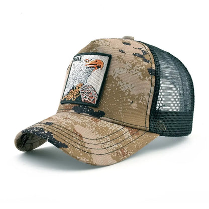 Trucker Baseballkappe mit Tier-Patch
