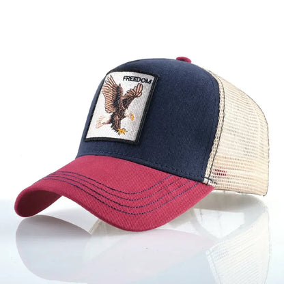 Trucker Baseballkappe mit Tier-Patch