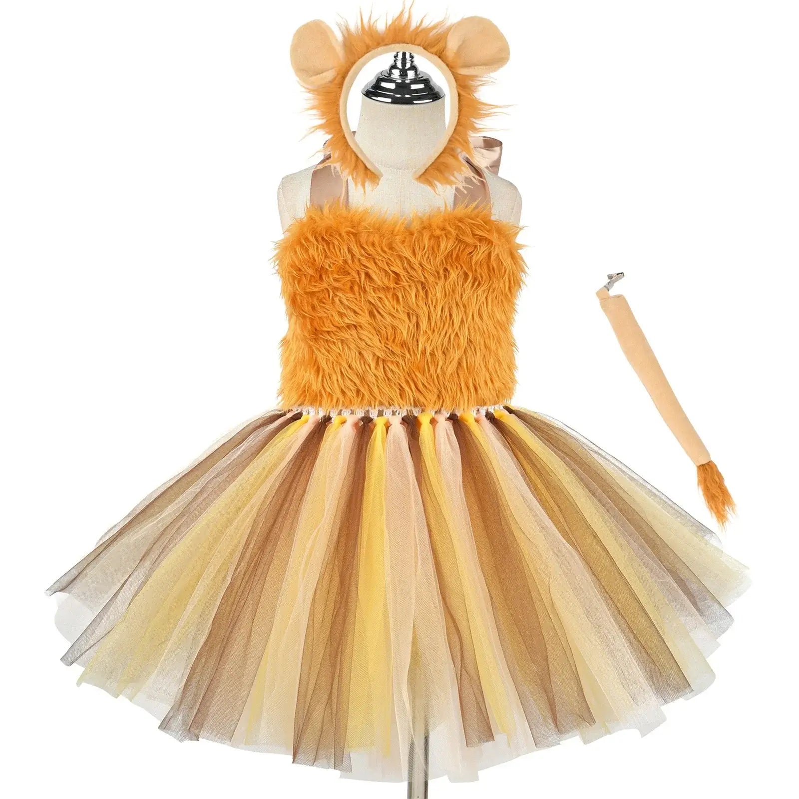 🦁 Petoria™ Löwen Tutu Kostüm für Kinder