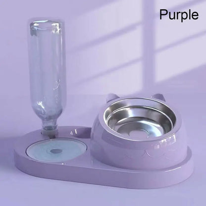 2-in-1 Futter- und Wasserspender für Hunde und Katzen