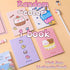 Kawaii Cartoon Mini-Notizbücher in zufälligen Farben, 10er Set, perfekte Ergänzung für Schule und Alltag.