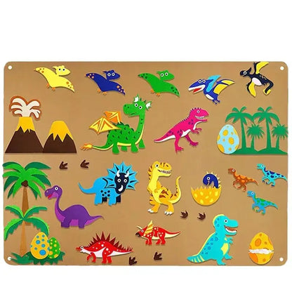 📖 Petoria™ Montessori Tier Filz Storyboard