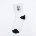 Niedliche Socken mit Kuhmuster für Damen, weiß, schwarz, lustige Cartoon-Tiere, Socken für Mädchen im Angebot, modisch, lässig, Streetwear, Skateboard