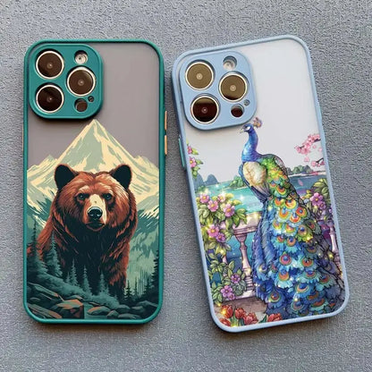 Matte Tier Handyhülle für iPhone Petoria