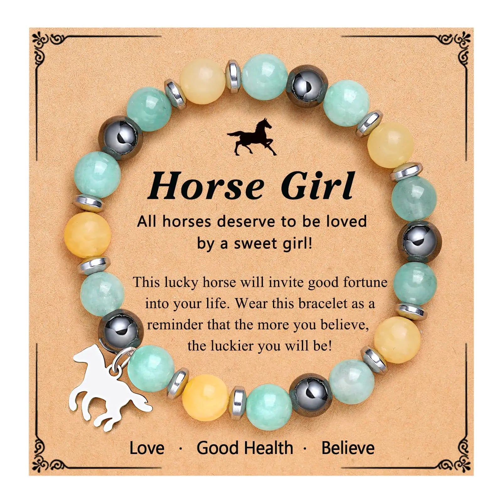 Pferde-Charm-Armband für Mädchen – Liebevolles Geschenk