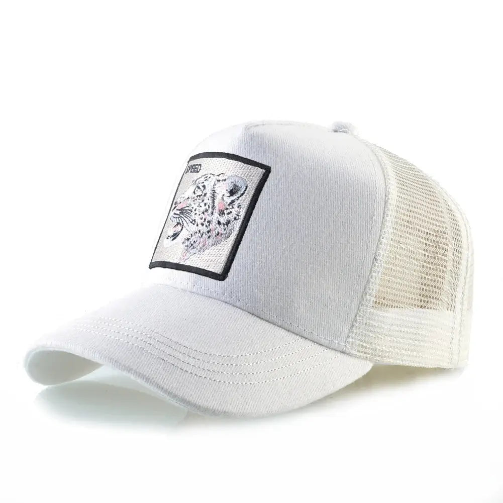 Trucker Baseballkappe mit Tier-Patch