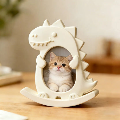 Cartoon Animal Photo Frame Silicone Mold DIY Cat Dog Dinosaur Picture Frame Resin Mould For Home Decoration Desktop Ornament Petoria Store