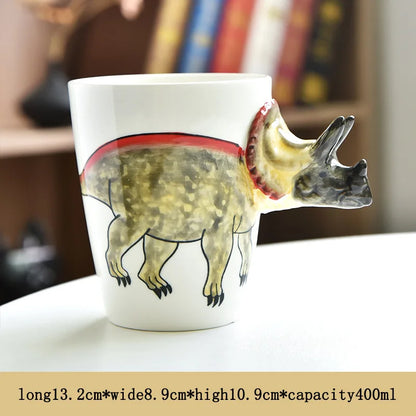 Dinosaurier Keramiktasse Kreativer Kaffeebecher