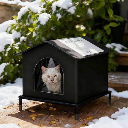 Cat House for Outside or Indoor Coldproof and Insulated Designs for Strays Cats All Season Large Capacity and Warm Waterproof Petoria Store