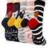 Katzen Baumwollsocken Set