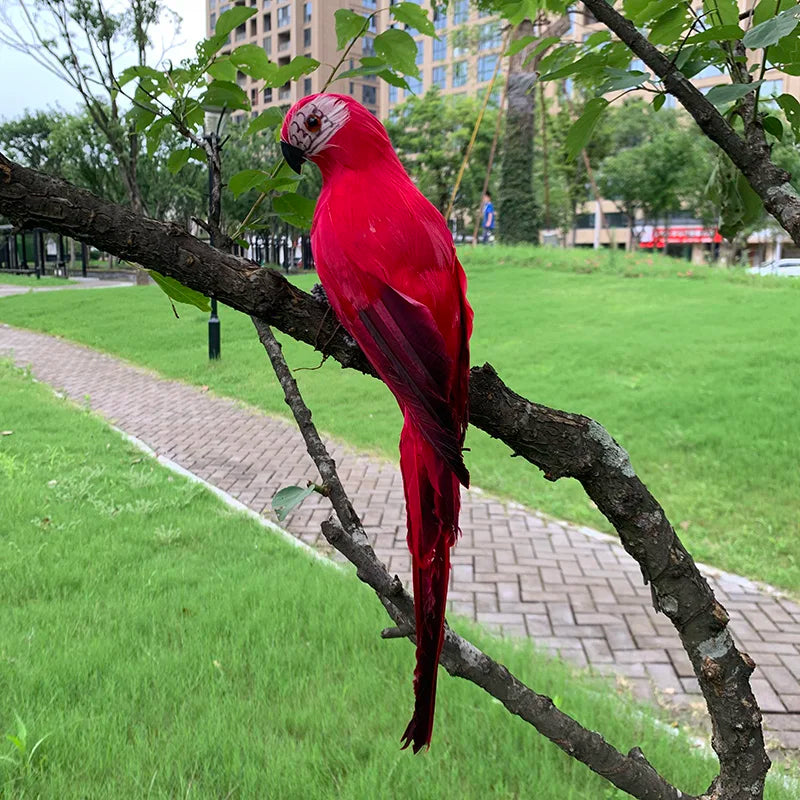 25/35cm Simulation Parrot Garden Decoration Creative Lawn Figurine Ornament Animal Bird Outdoor Garden Party Prop Decoration Petoria Store