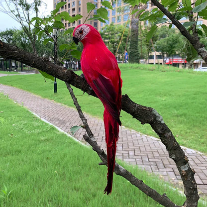 25/35cm Simulation Parrot Garden Decoration Creative Lawn Figurine Ornament Animal Bird Outdoor Garden Party Prop Decoration Petoria Store
