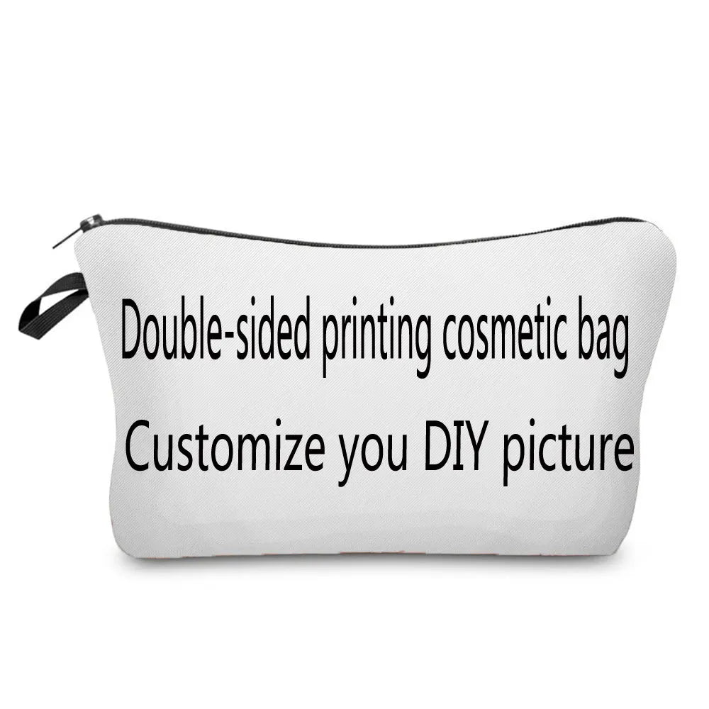 Nette Aquarell Tier Druck Kosmetik Fall Frau Cartoon Dinosaurier Bär Make-Up Tasche Tragbare Spielzeug Lagerung Tasche Kinder Beste Geschenk